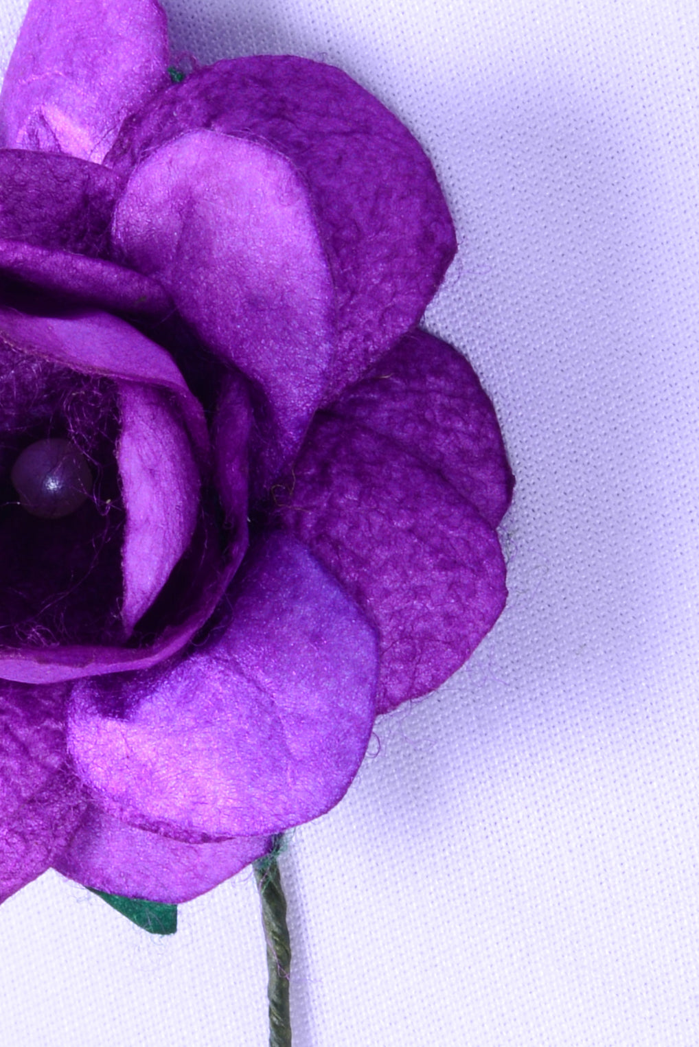 Purple Silk Cocoon Rose