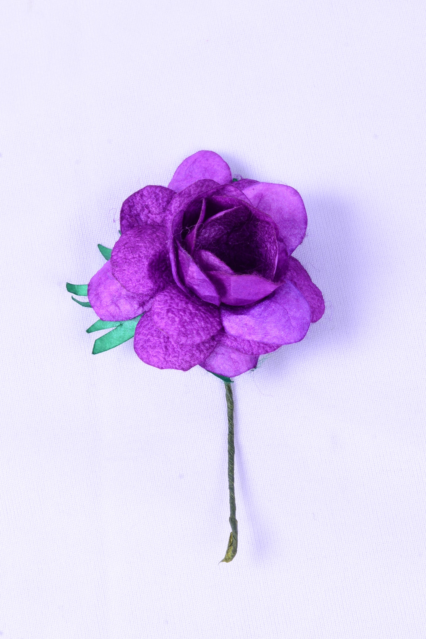 Purple Silk Cocoon Rose