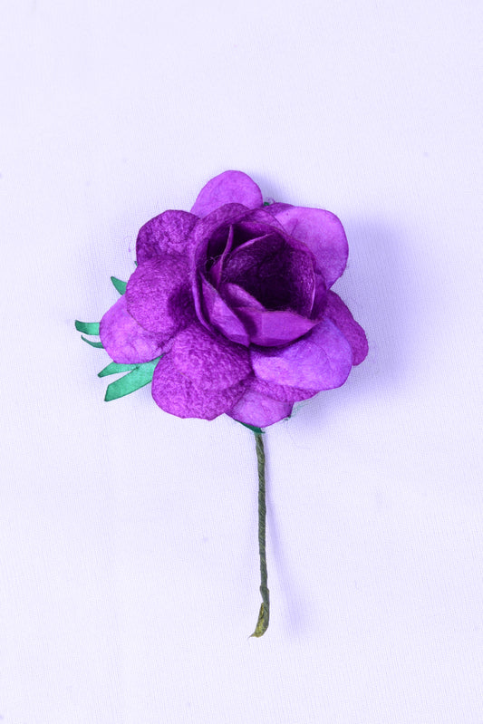 Purple Silk Cocoon Rose