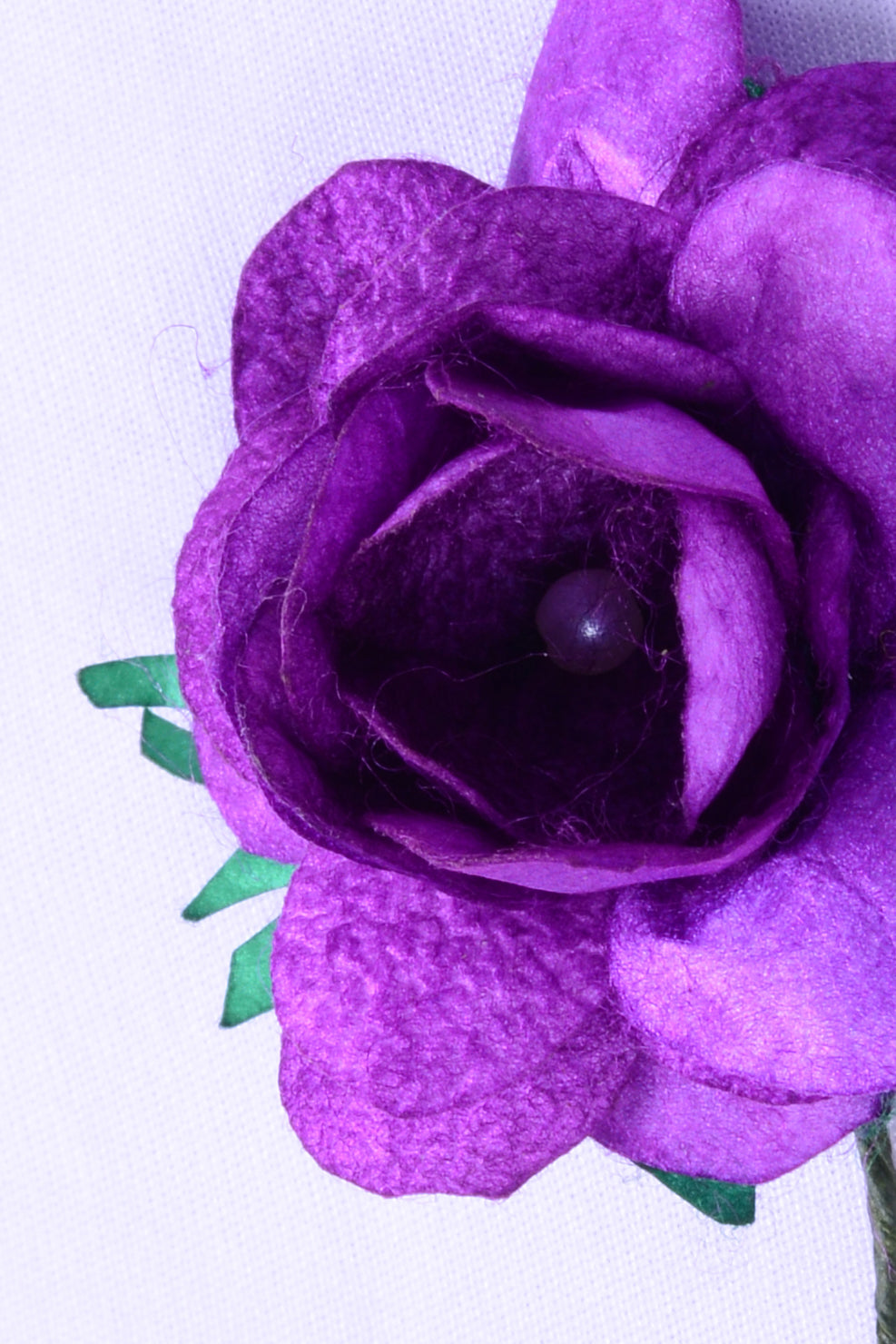 Purple Silk Cocoon Rose