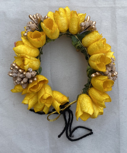 Yellow Silk Cocoon Flower Veni