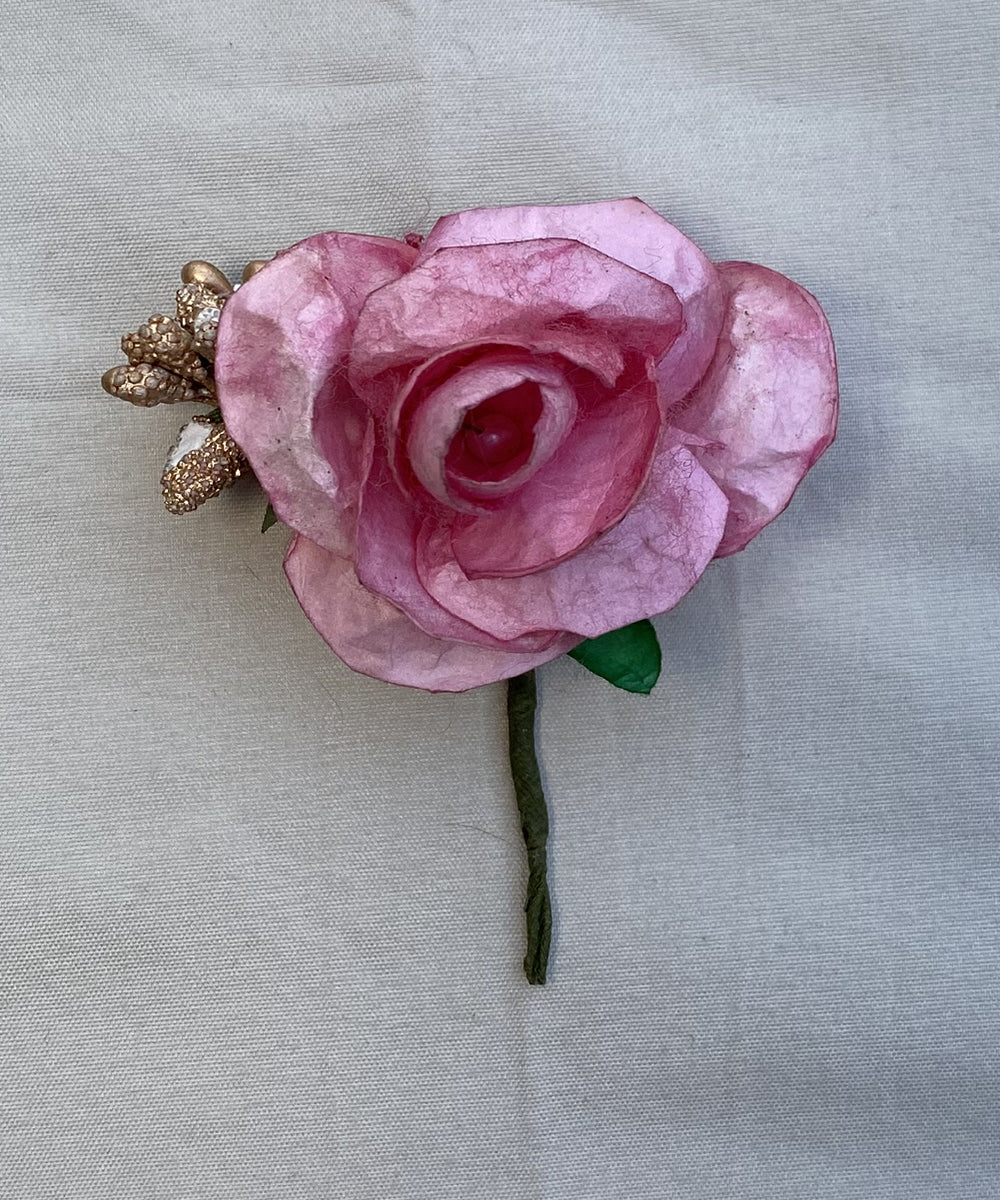 Light Pink Silk Cocoon Rose