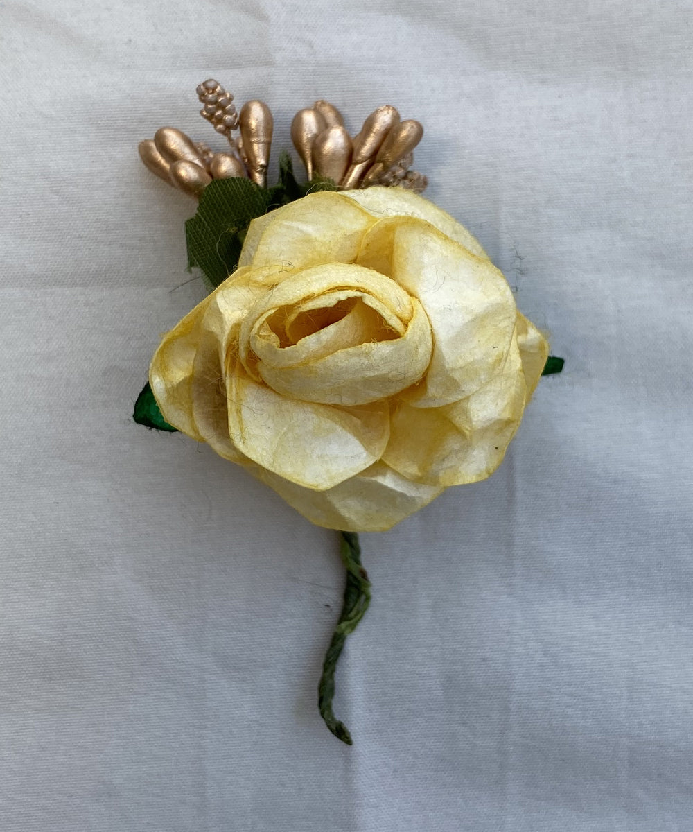 Light Sandal Silk Cocoon Rose