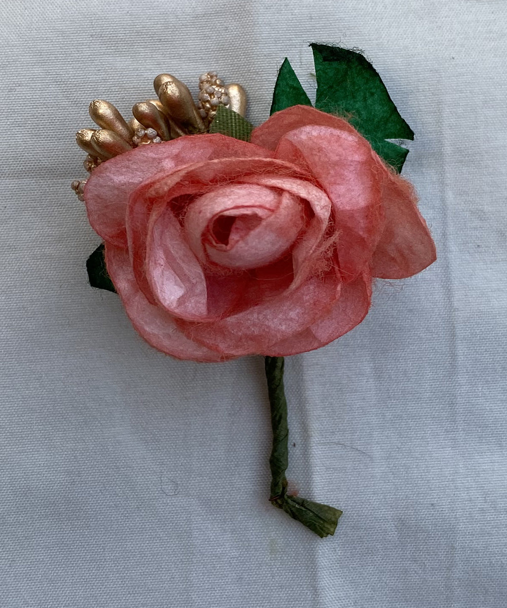 Peach Silk Cocoon Rose