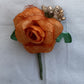 Orange Silk Cocoon Rose