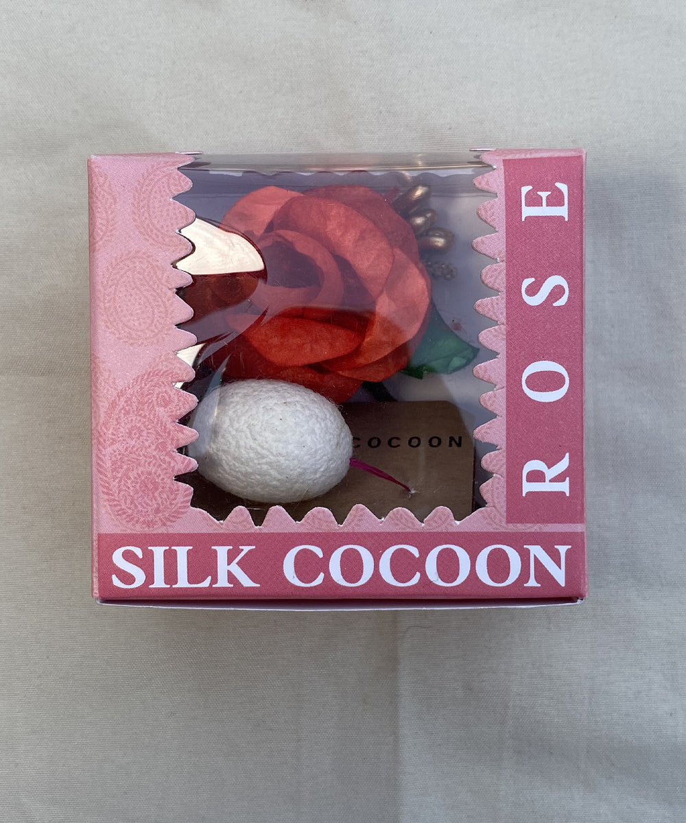 Orange Silk Cocoon Rose