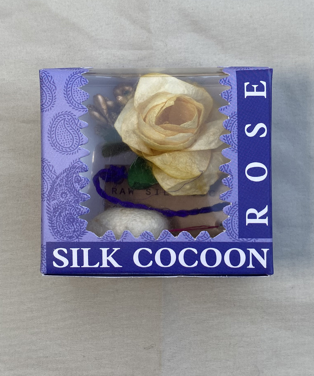 Light Sandal Silk Cocoon Rose