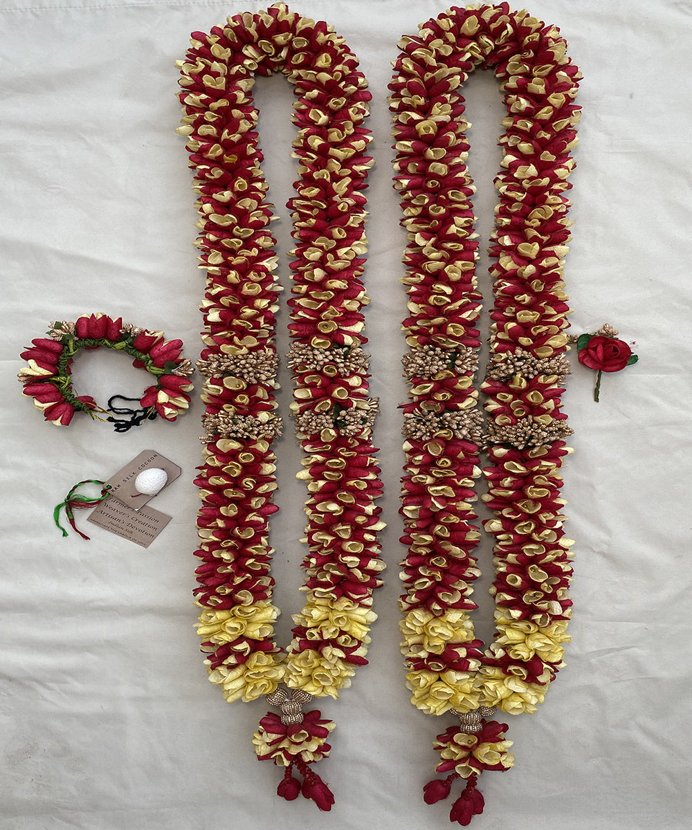 Silk Cocoon Wedding Garland